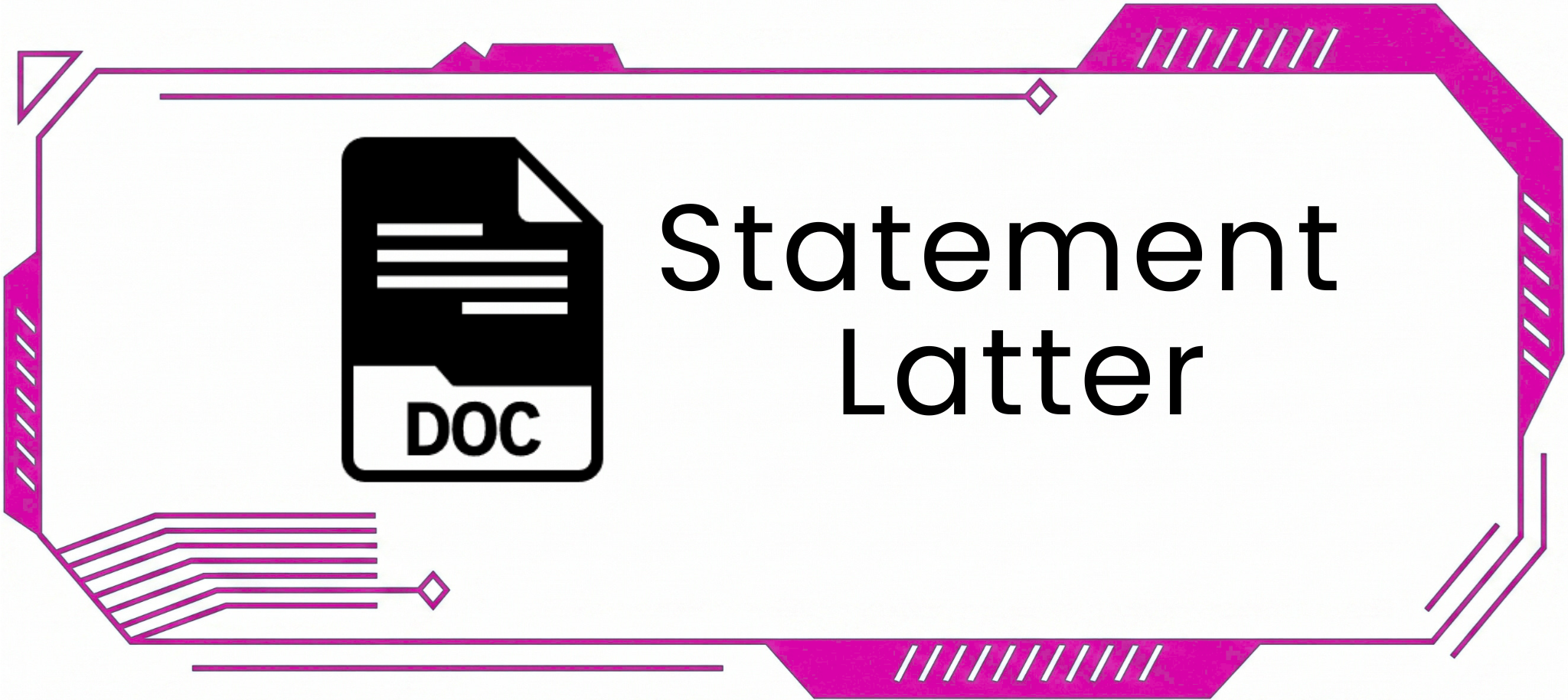 Statement Letter